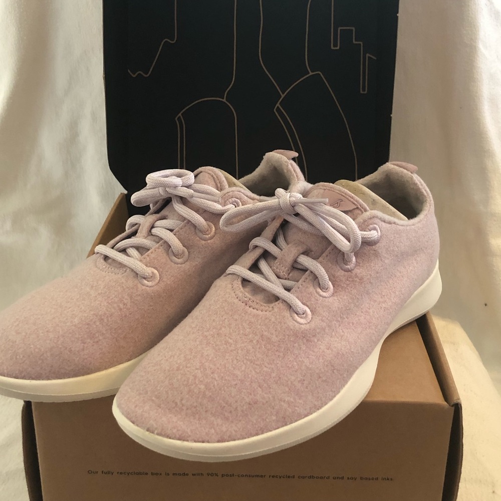 Allbirds Throwback Tuke Dusk (pink) wool runners